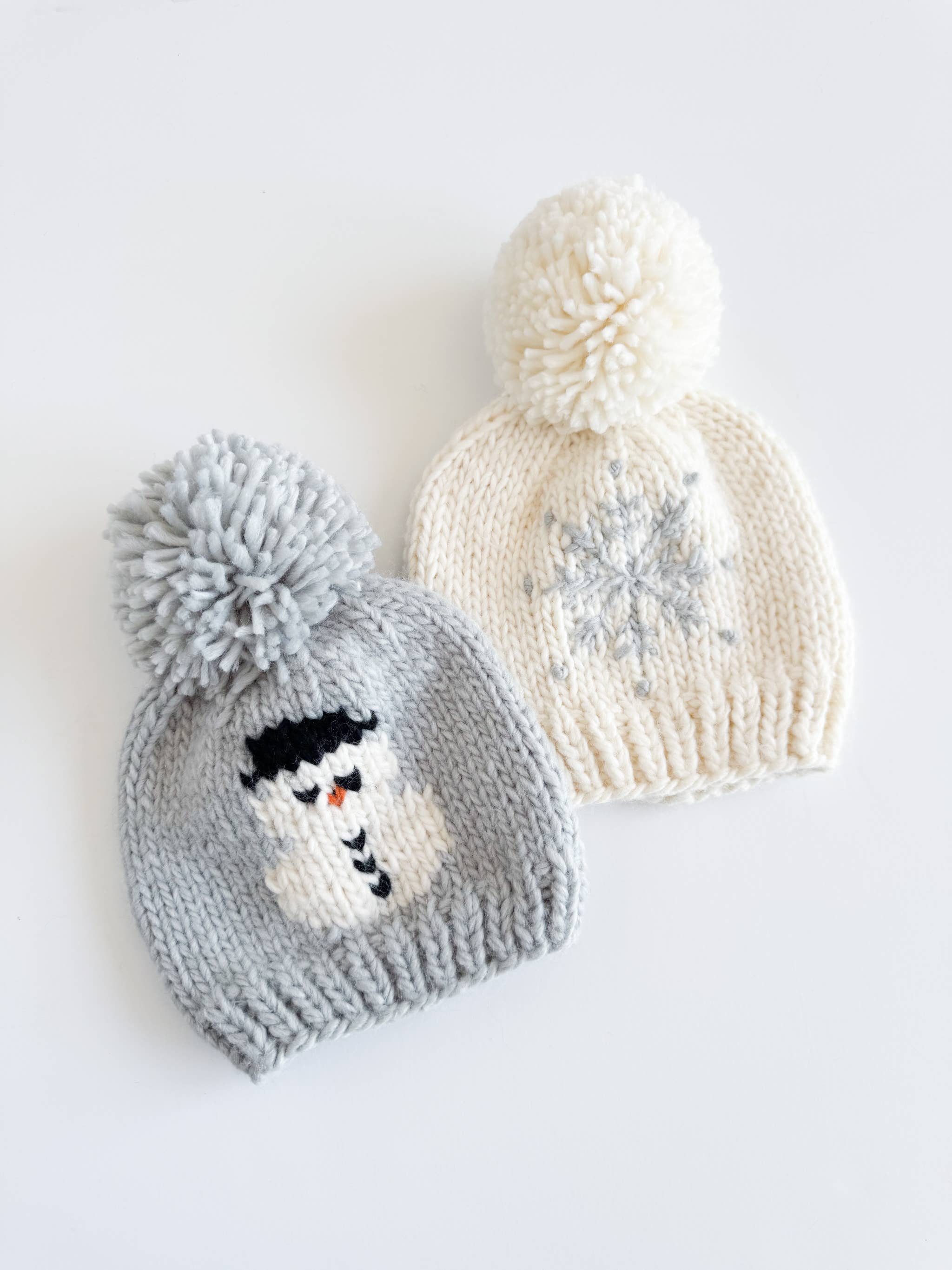 Snowman Hat / Pom Beanie