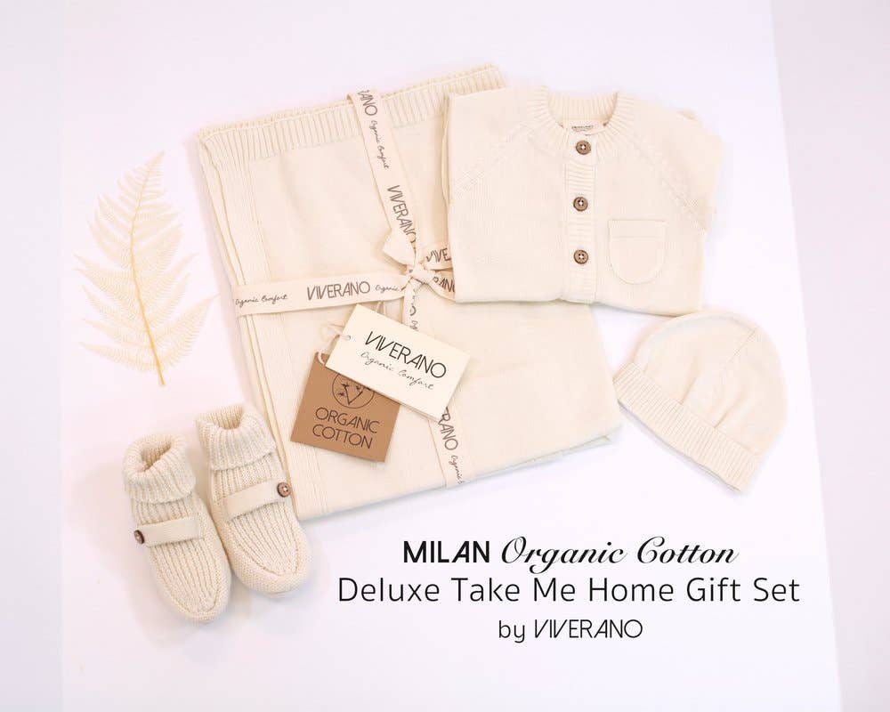 Milan Button Baby Jumpsuit (Sweater Knit)