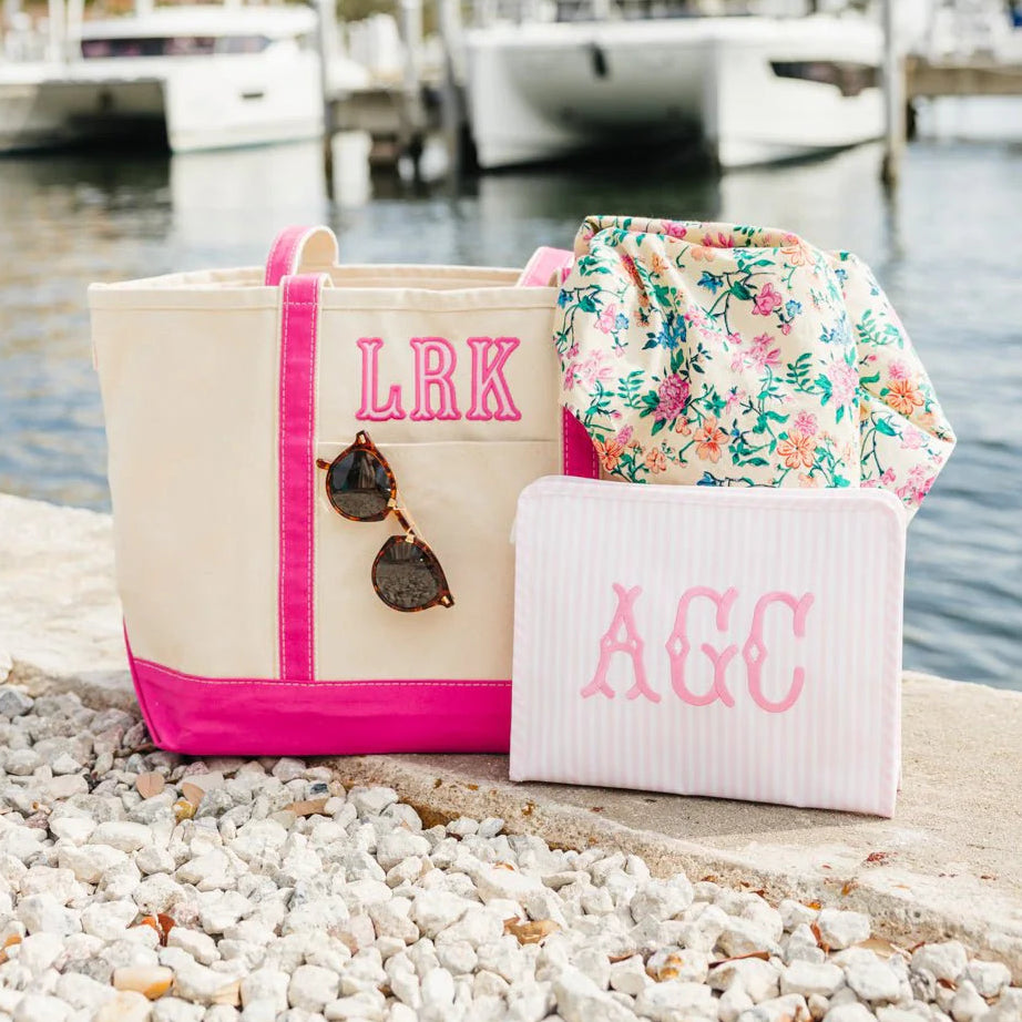 Organize in style with our Large Roadie Zip Pouch—a bestselling favorite crafted from durable cotton with an eco-friendly matte coating. The wider snap-open zip tabs make access effortless, while the interior slip pocket keeps essentials secure. Water-resistant and versatile. It's perfect for Mahjong tiles &amp; cards, cosmetics, or everyday storage. Available in multiple vibrant colors and designs to match your personality.

Details:

Size: 10.5"L x 8.75"H x 3.5"D
Chunky White Zipper closure
Water and stai