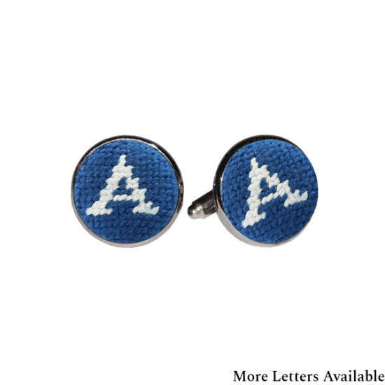 Personalized Needlepoint Cuff Links - Special Order