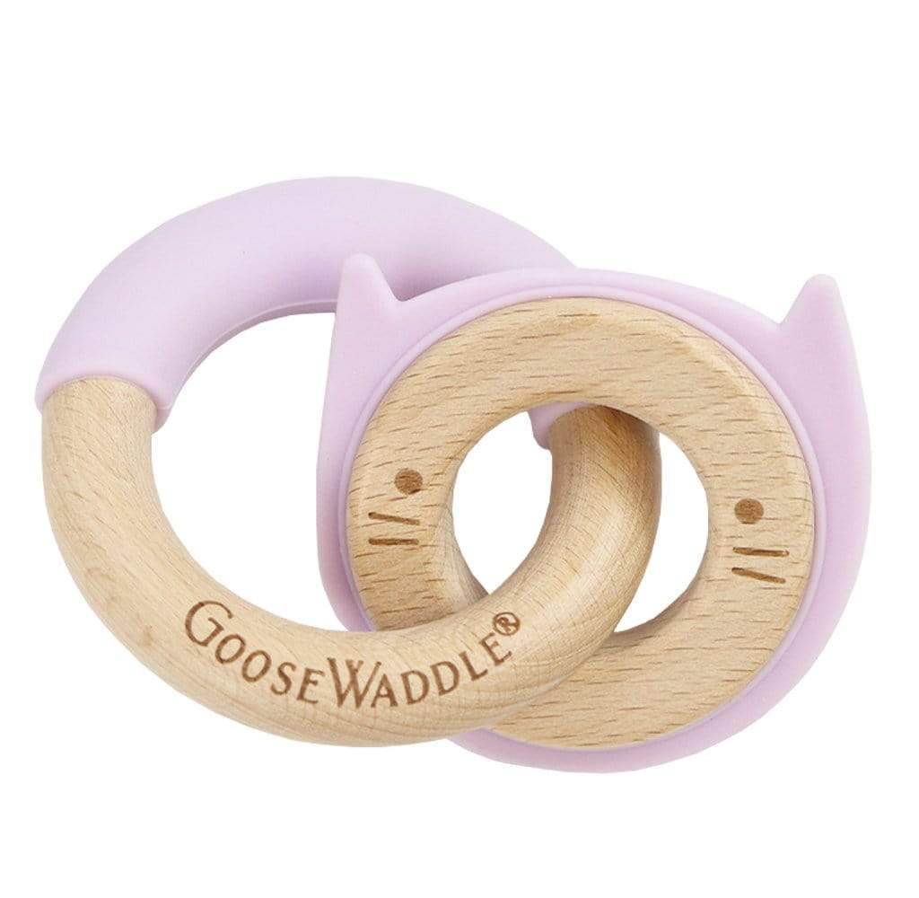 Silicone & Wood Teether