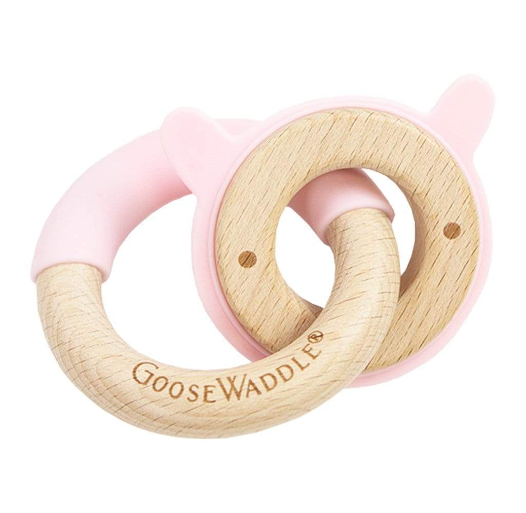 Silicone & Wood Teether