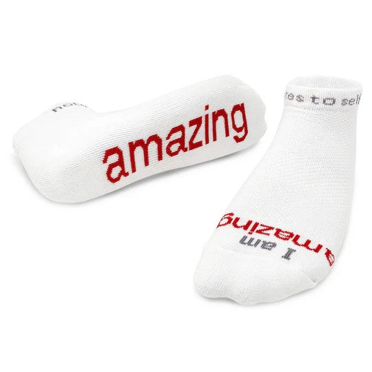 Low-Cut Positive Affirmation Socks - Unisex