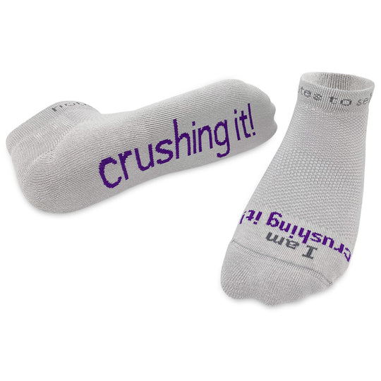 Low-Cut Positive Affirmation Socks - Unisex