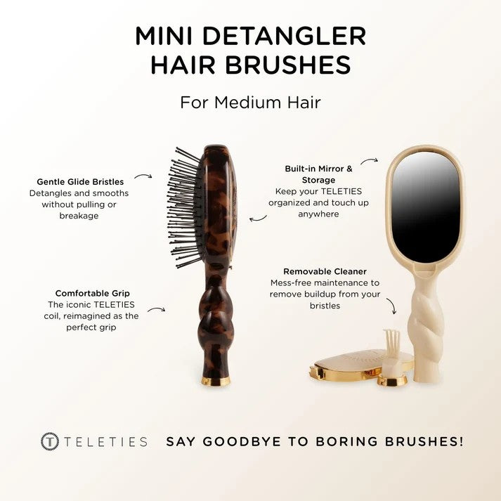 Mini Size Detangler Hair Brush for Medium Hair