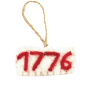 4th of July Felt Ornaments