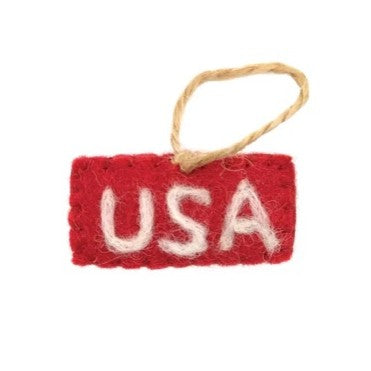 4th of July Felt Ornaments