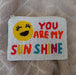"You are my Sunshine" Smiley Face: White Background: Beaded Pouches / Change Purses