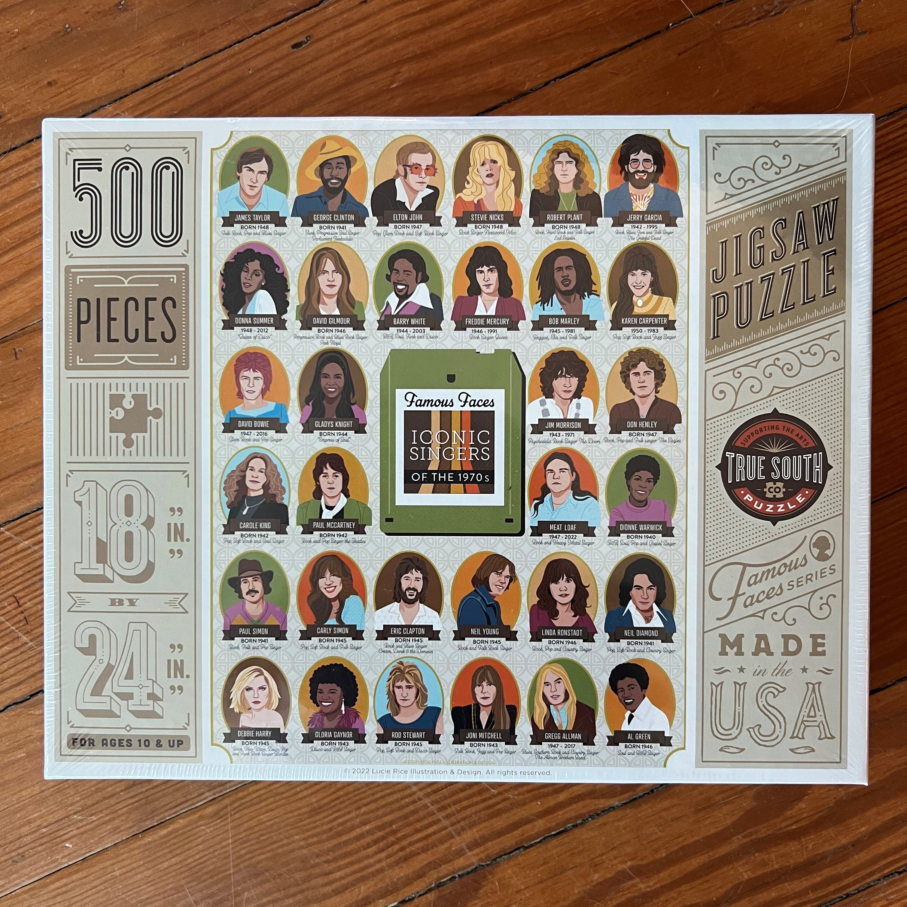 Iconic Singers of the 1970s Puzzle