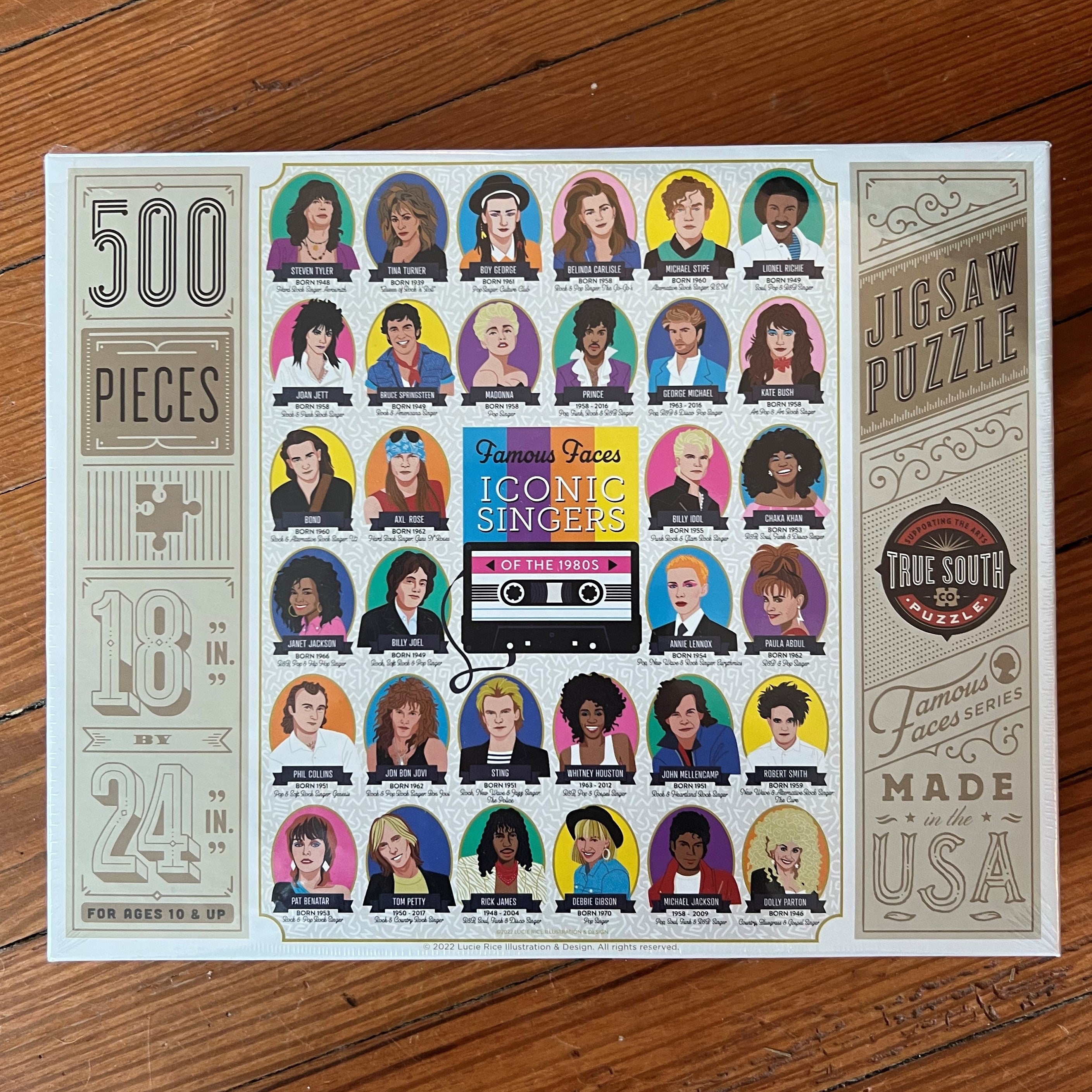 Iconic Singers of the 1980s Puzzle