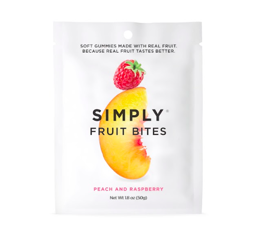 Fruit Bites - Peach Raspberry (1.8 oz Bags)