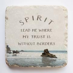 Small Scripture Stone - Spirit Lead me