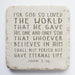Small Scripture Stone - John 3:16