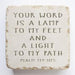 Small Scripture Stone - Psalm 119:105