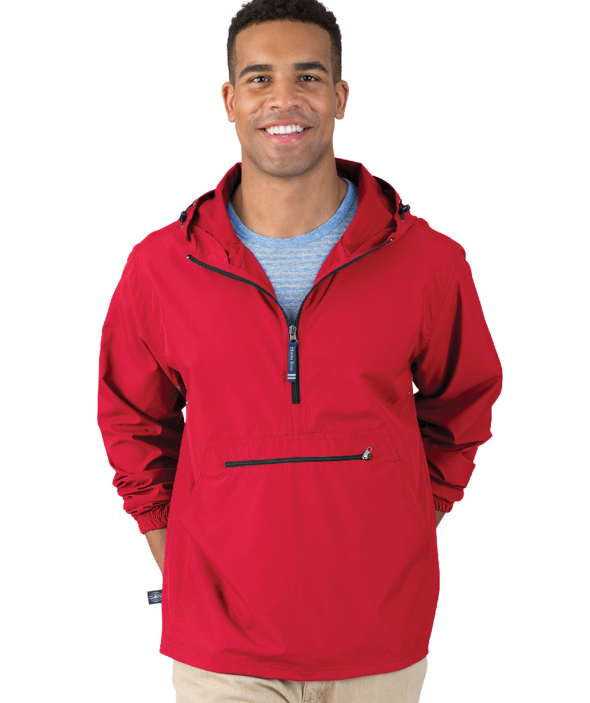 Rain Jacket Pack and Go Quarter Zip Unisex Pullover Carolee s