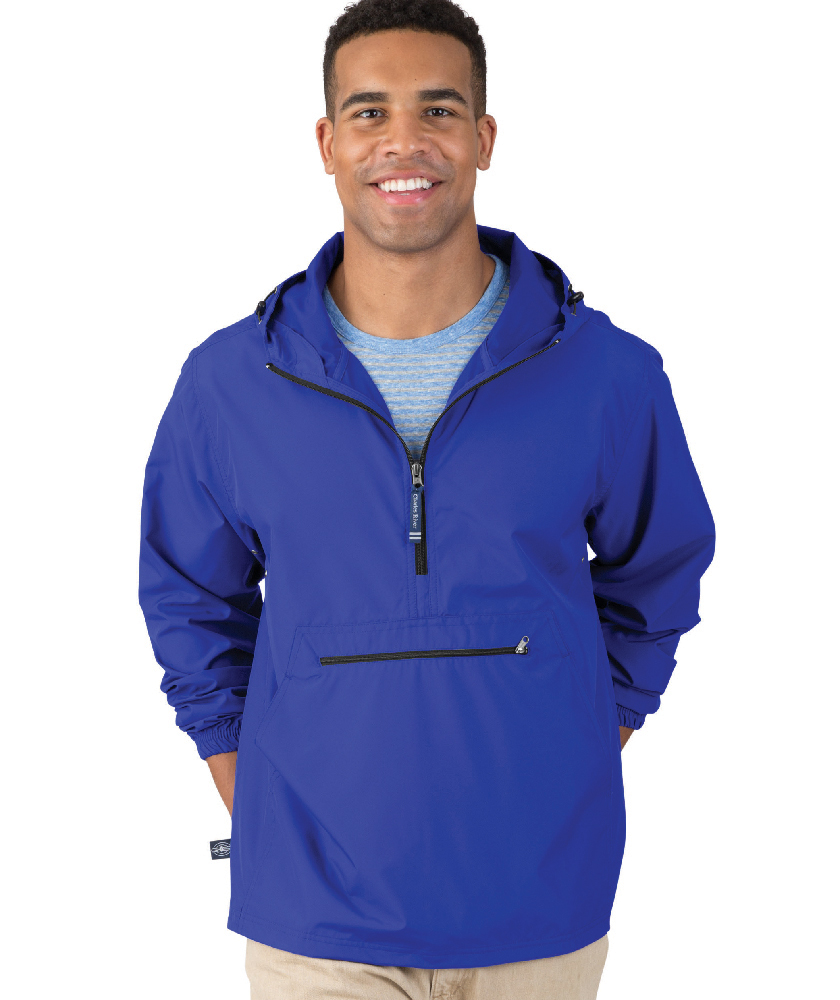 Quarter zip top waterproof jacket