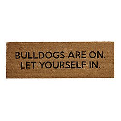Door Mat - Bulldogs are on. Let Yourself In. 