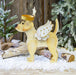 Round Top Collection dog dress up angel metal 
