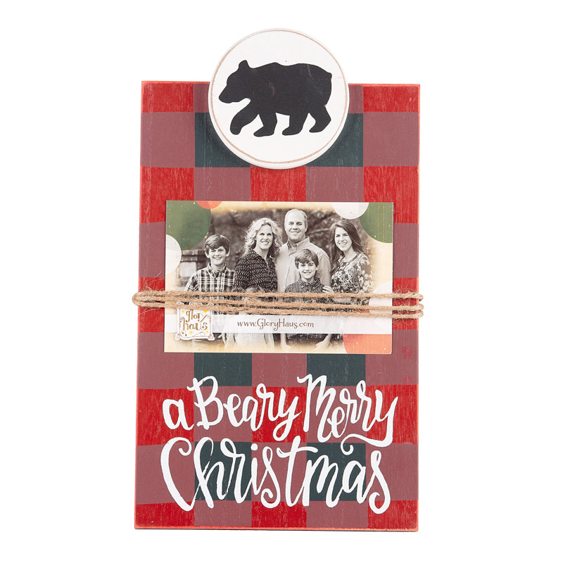 Glory Haus - Beary Merry Christmas Frame