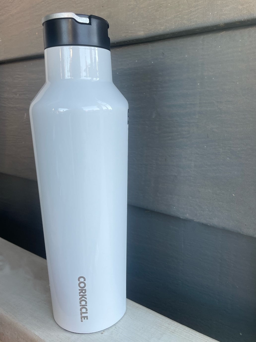 Silver Buffalo 18oz. Insulated Plastic Water Bottle Straw