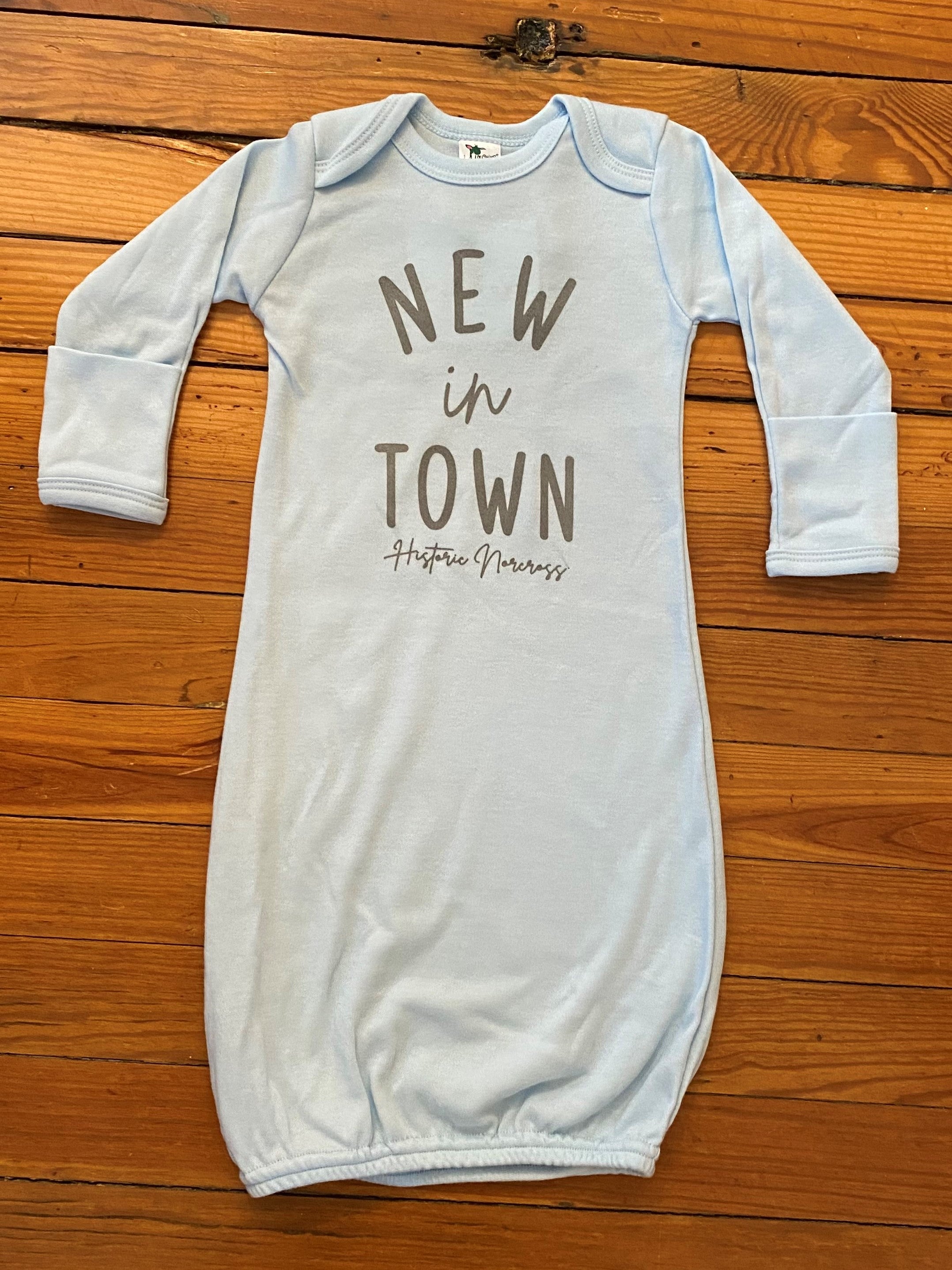Historic Norcross "New In Town" Infant Onesie & Gown