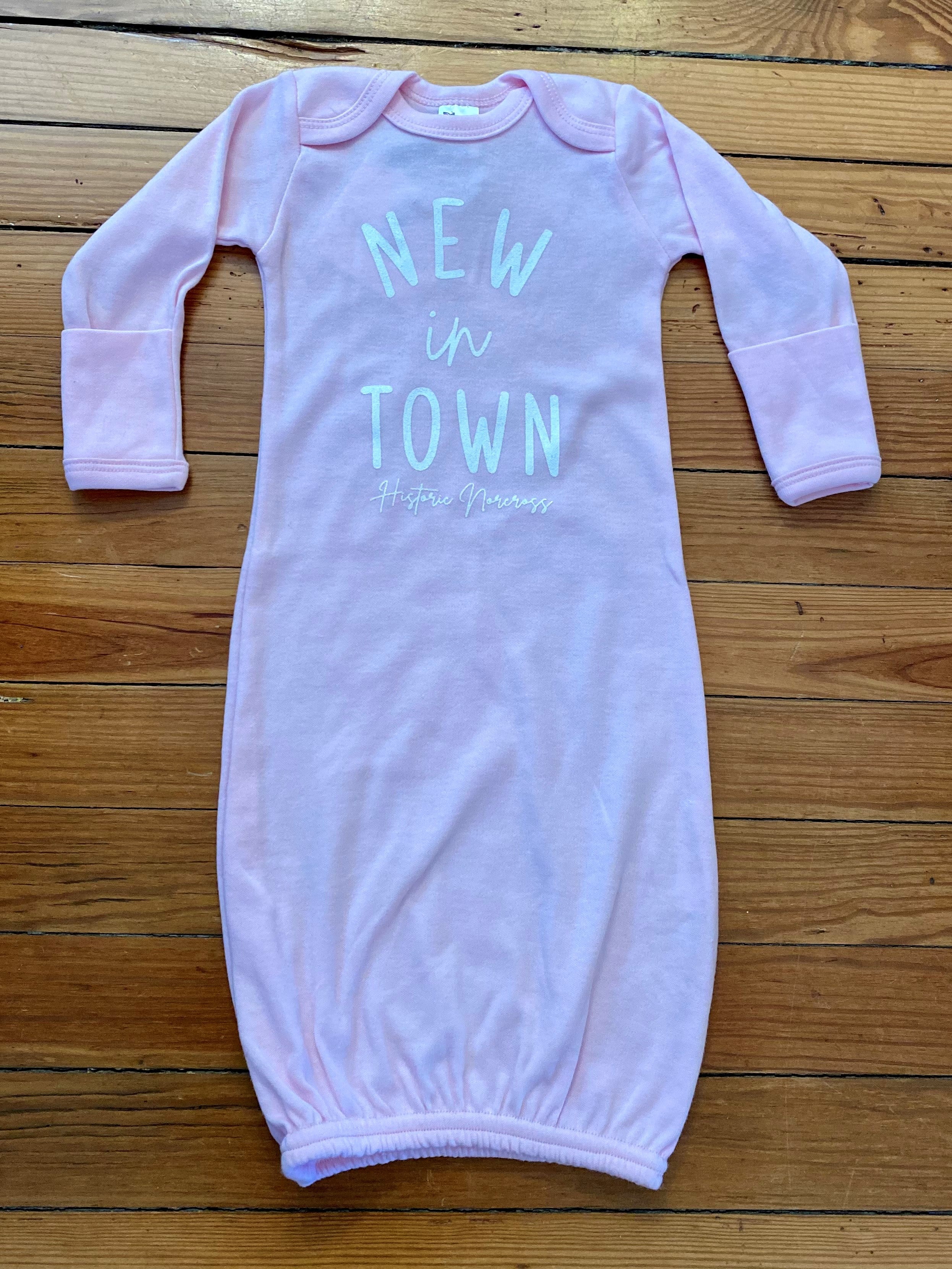 Historic Norcross "New In Town" Infant Onesie & Gown