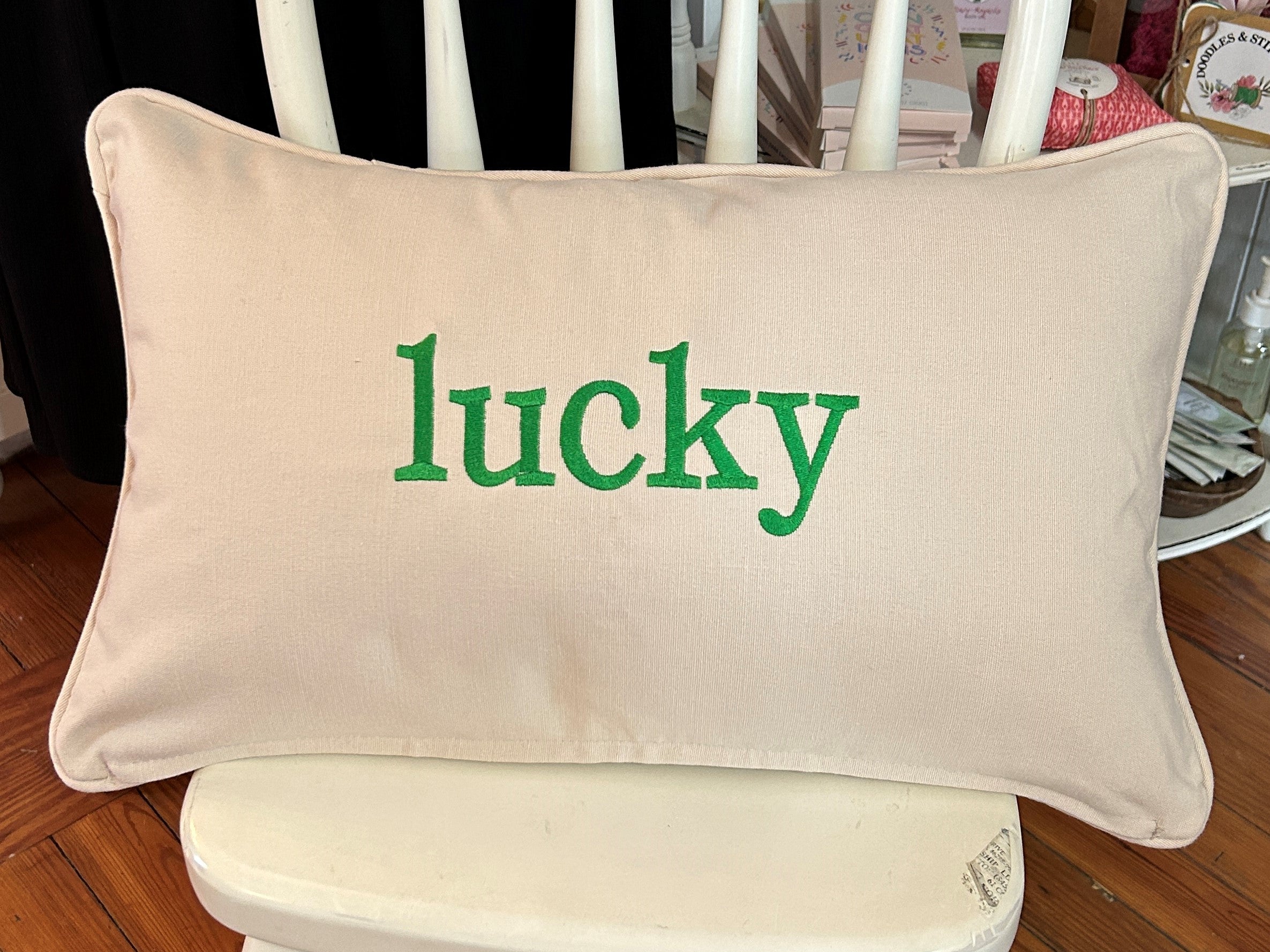 Custom Valentine's / St Patrick's Reversible Pillow