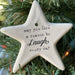 Star ornament: May you find a reason to laugh every day