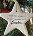 Star ornament: May you always be surrounded with laughter