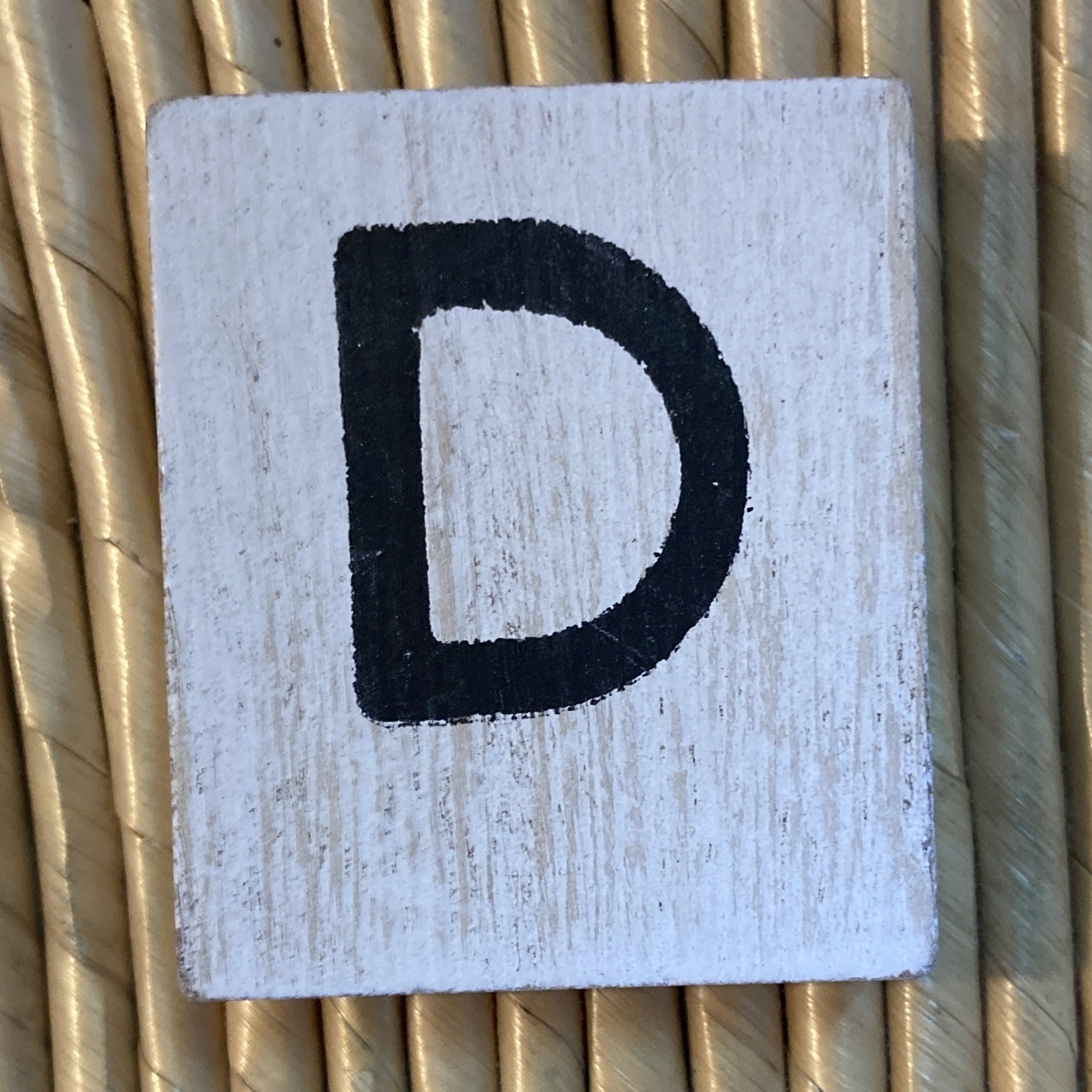 Letter D Tile for Adams & Co