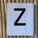 Letter Z Tile for Adams & Co