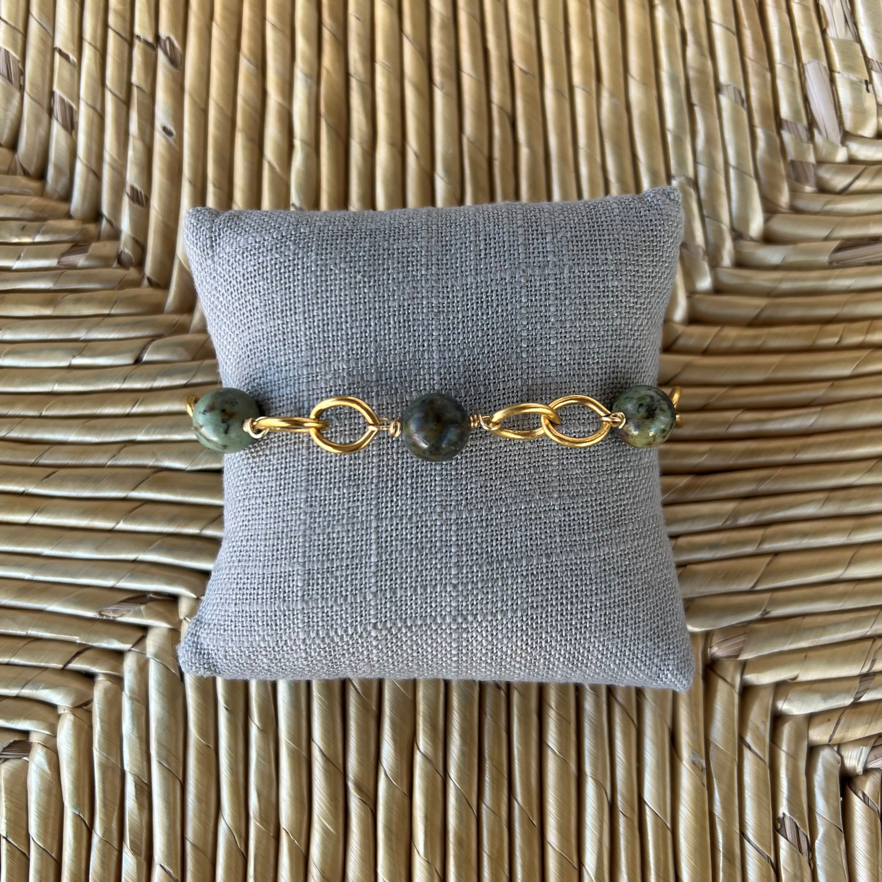 Bead and Chain Bracelet