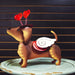Round Top Collection dachshund dress up valentine heart cupid 