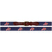 Atlanta Braves blue belt with A tomahawk logo