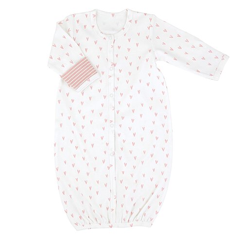 Knit Baby Gown In Prints For Boys & Girls