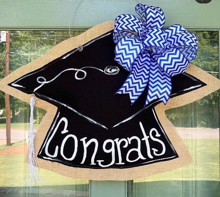RENTAL: Graduation Cap Door Hanger