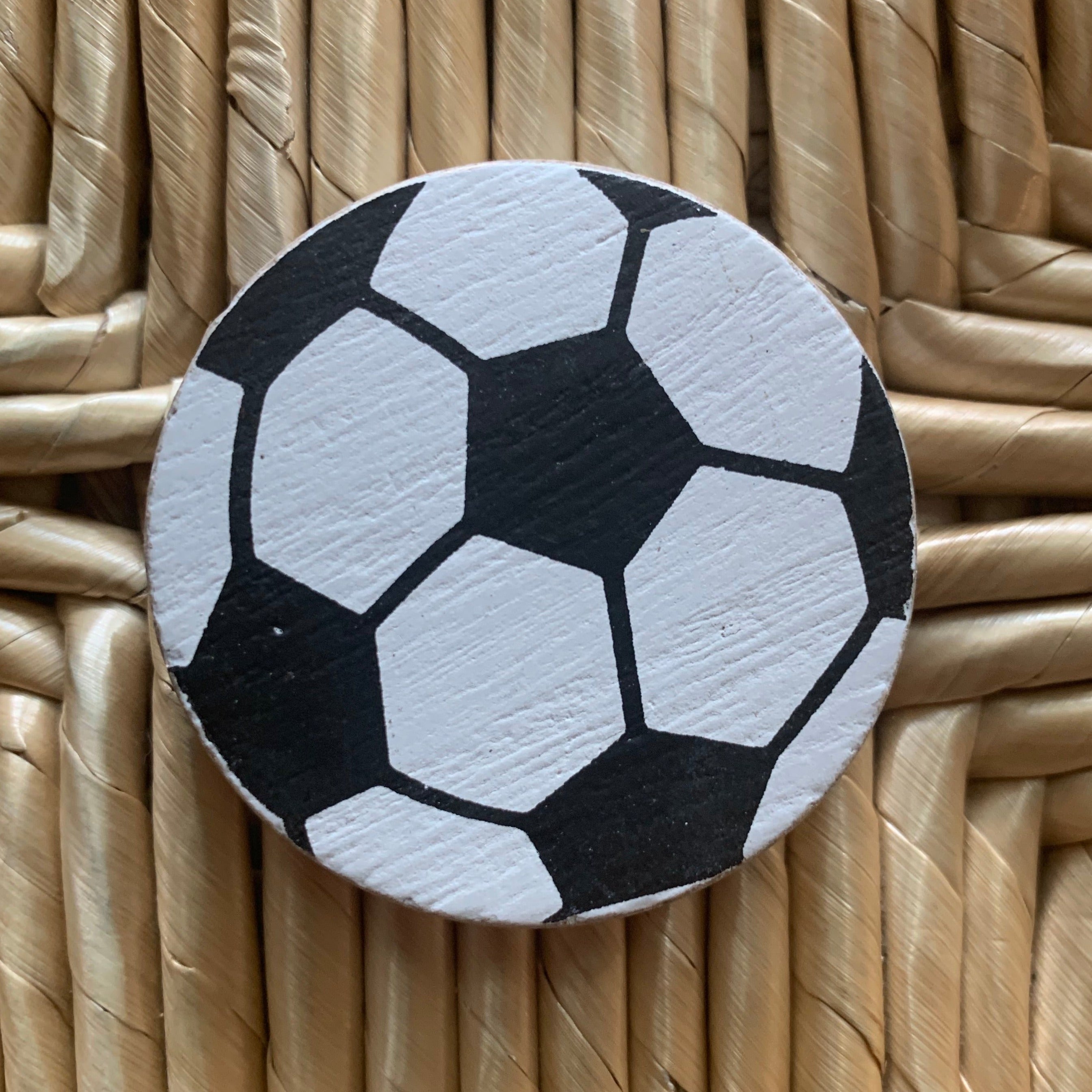 soccer ball adams wood tile shape for letterboard