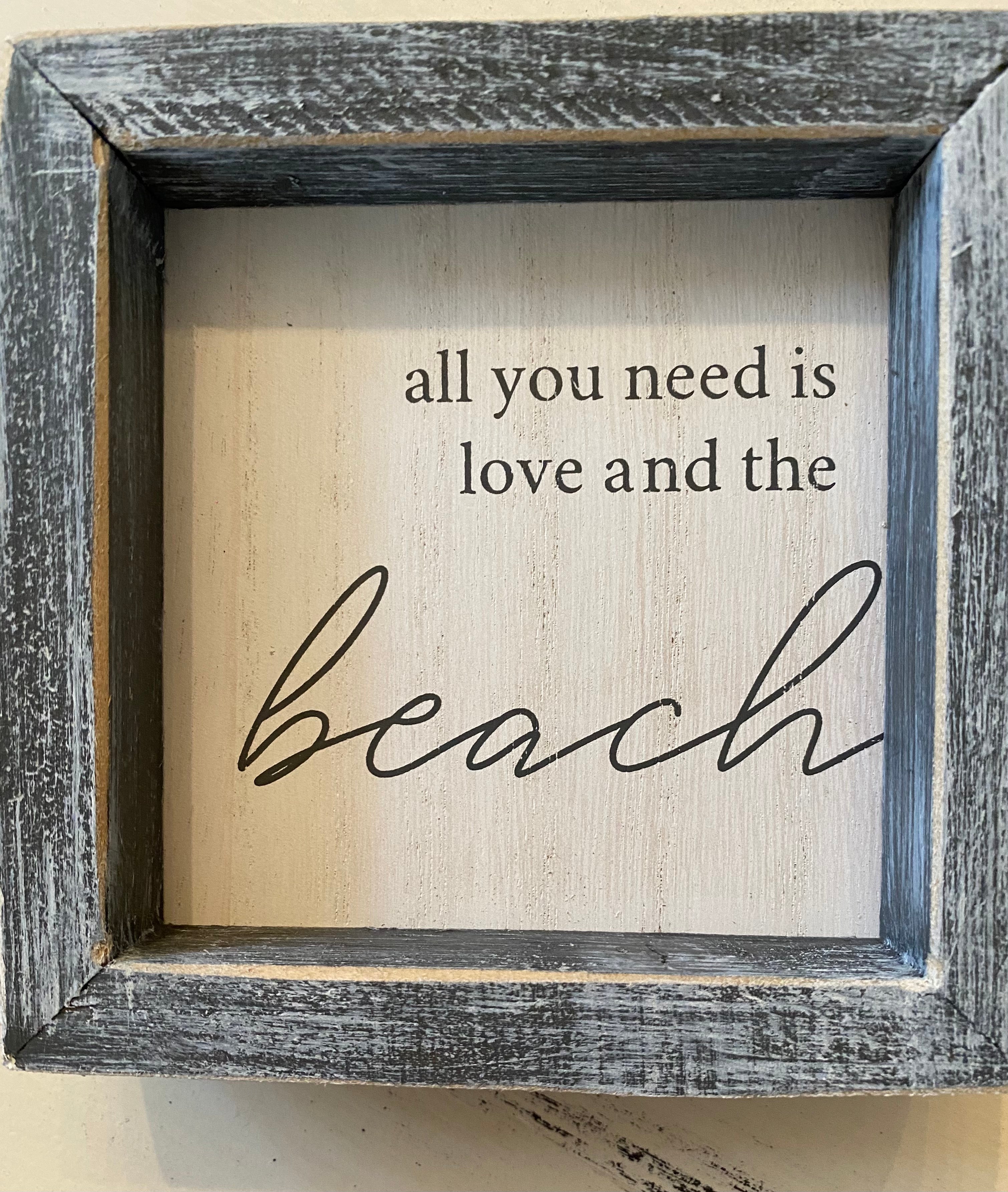 All you need is love and the beach