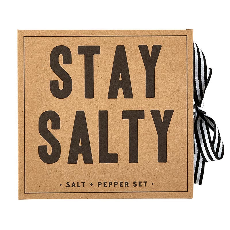 Stay Salty Salt + Pepper Set