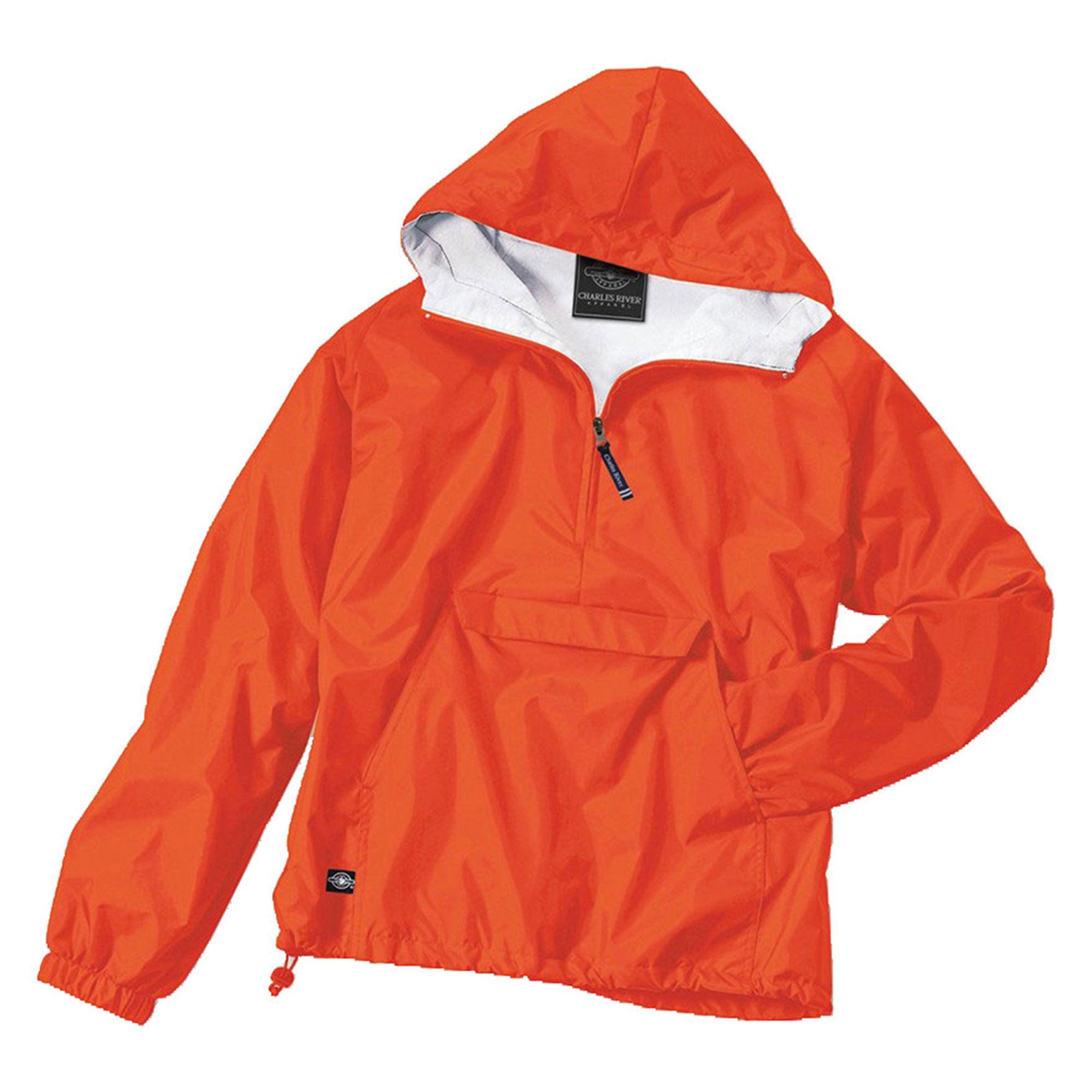Rain Jacket - Quarter Zip Lined Unisex Pullover