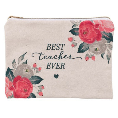 Best Teacher Ever Zippered Bag