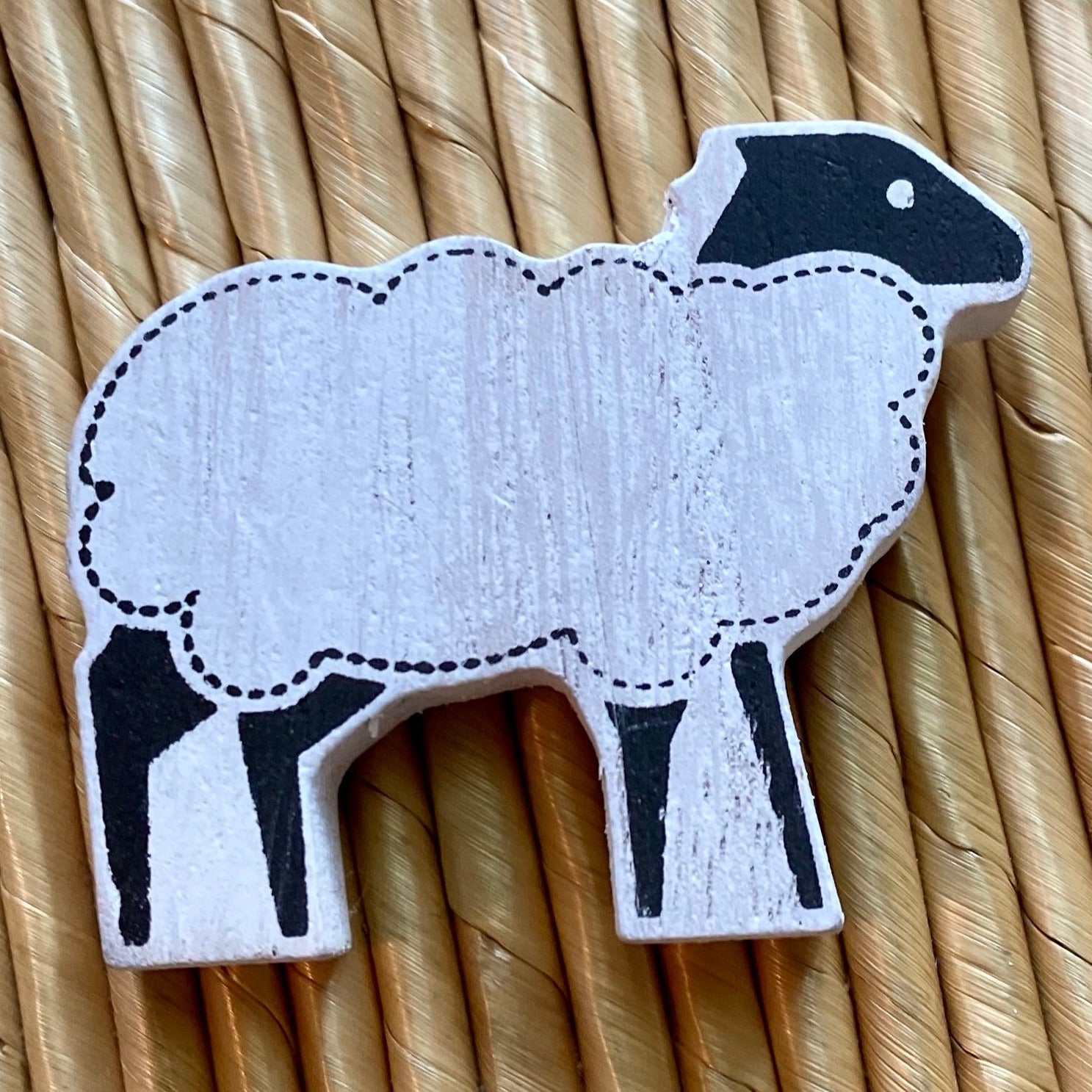 lamb sheep adams tile cut out shape for letterboard