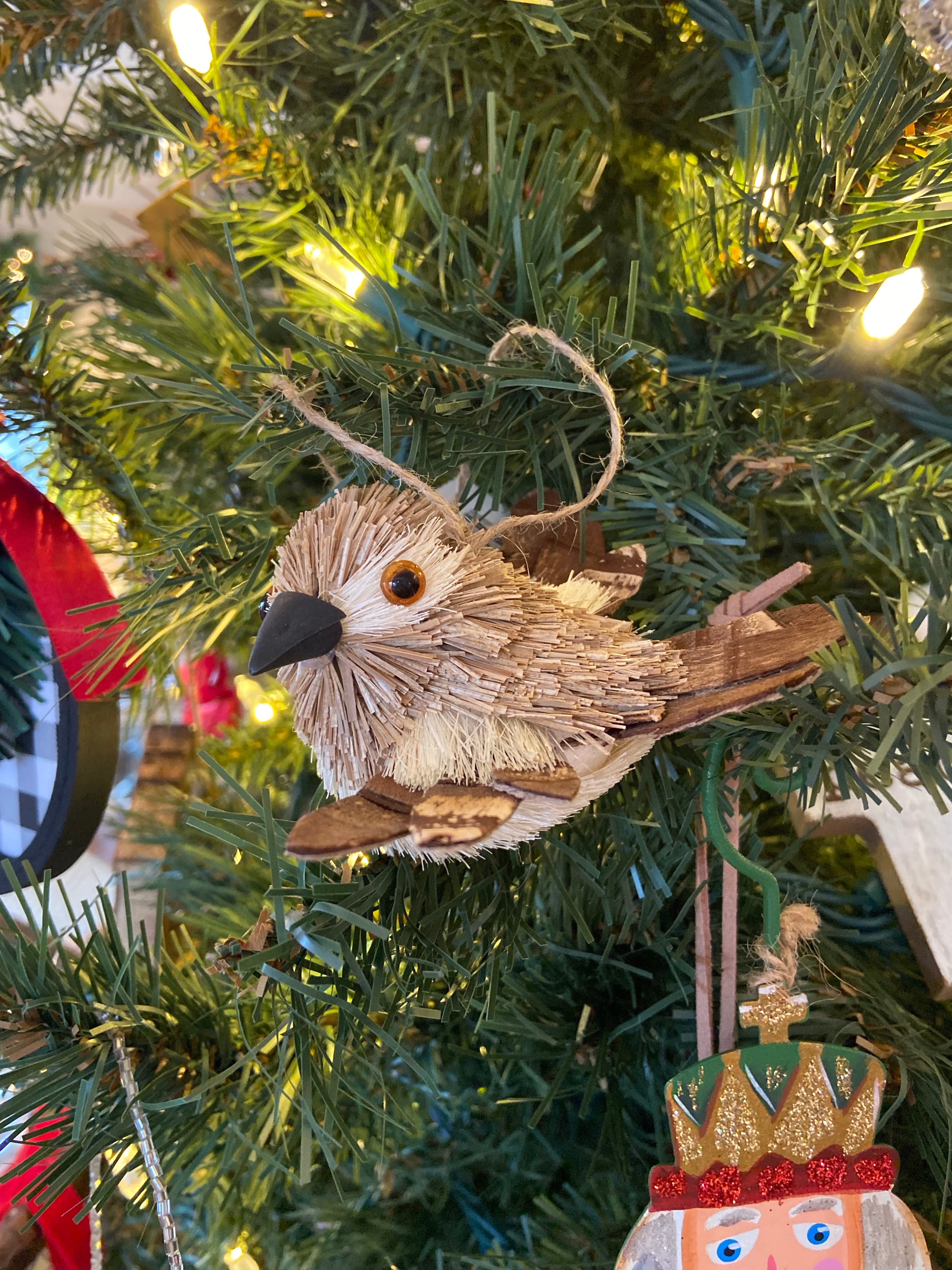 Brown Bird Ornament