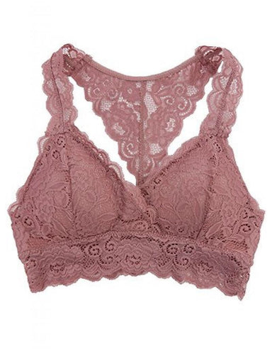 lace padded bralette 