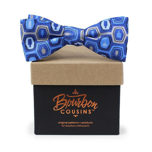 Bourbon Fest© Bow Tie | Royal Blue + Gray