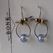 Handmade Faceted Glass Earrings by Bonk