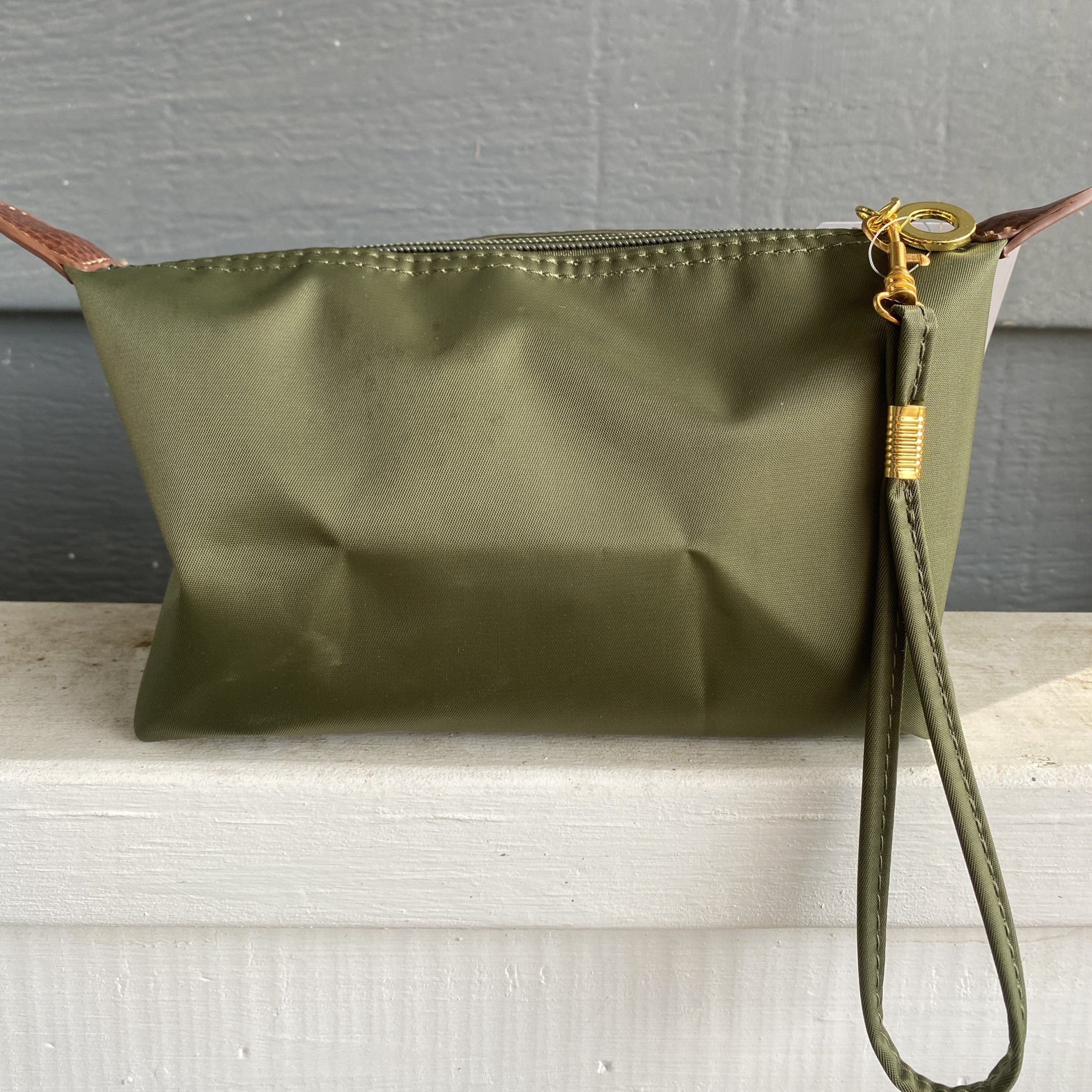 Small Essentials Bag with Wristlet Strap