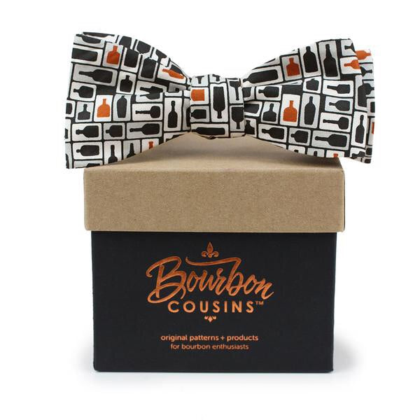 Retro Bourbon© Bow Tie | Black + Copper
