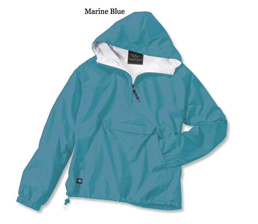 Charles River Classic Pullover Windbreaker, Lined