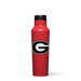 Corkcicle Collegiate Tumblers - Georgia Bulldogs red bottle with black top